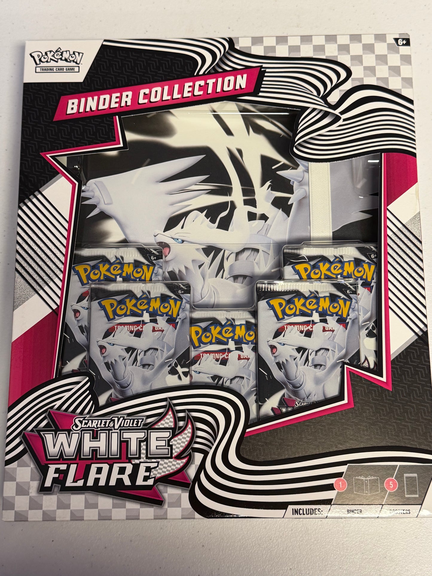 White Flare Binder Collection