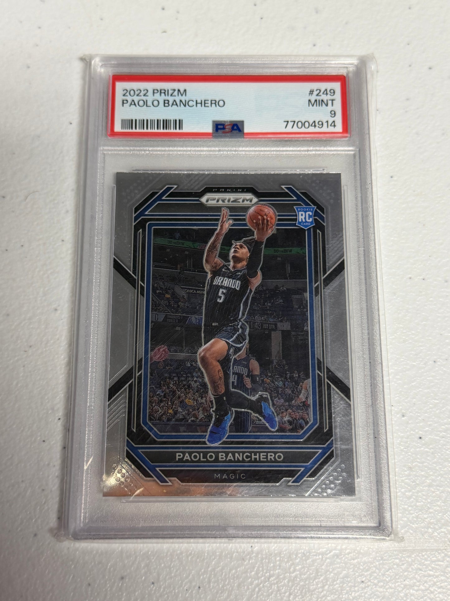 Paolo Banchero 2022 Prizm Rookie PSA 9