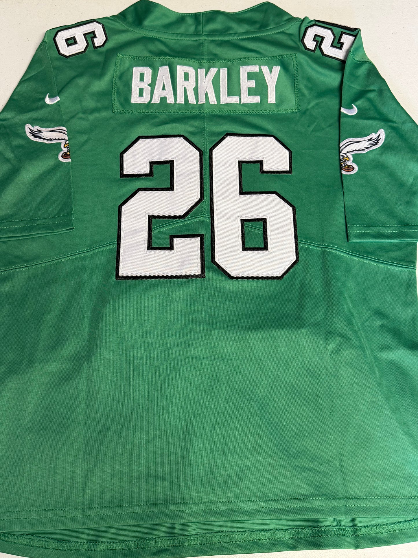 Saquon Barkley Youth Large Eagles Jersey