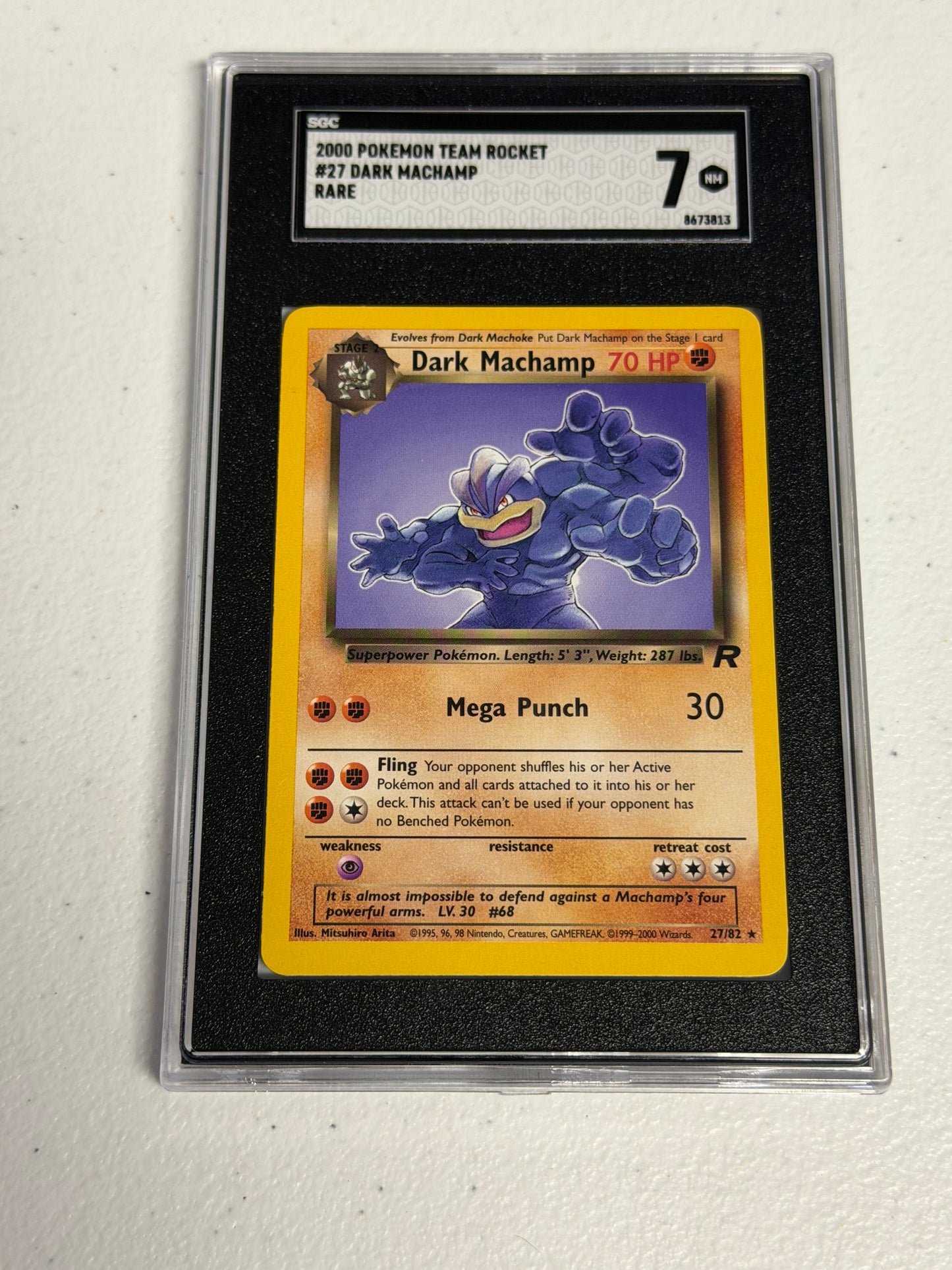 Dark Machamp Team Rocket SGC 7