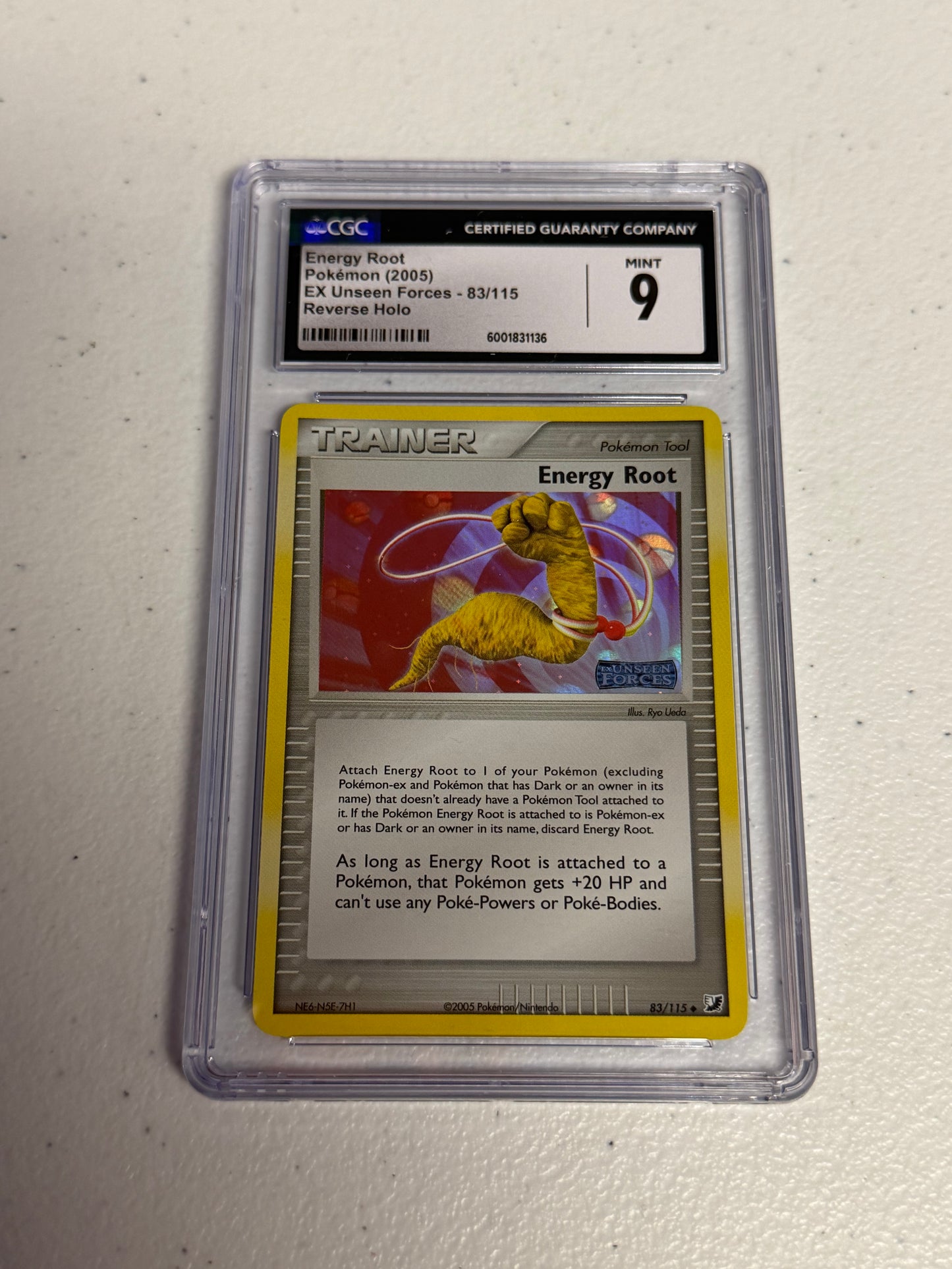 Energy Root Unseen Forces Holo Stamped CGC 9