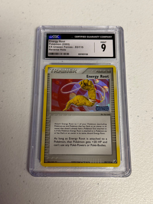 Energy Root Unseen Forces Holo Stamped CGC 9