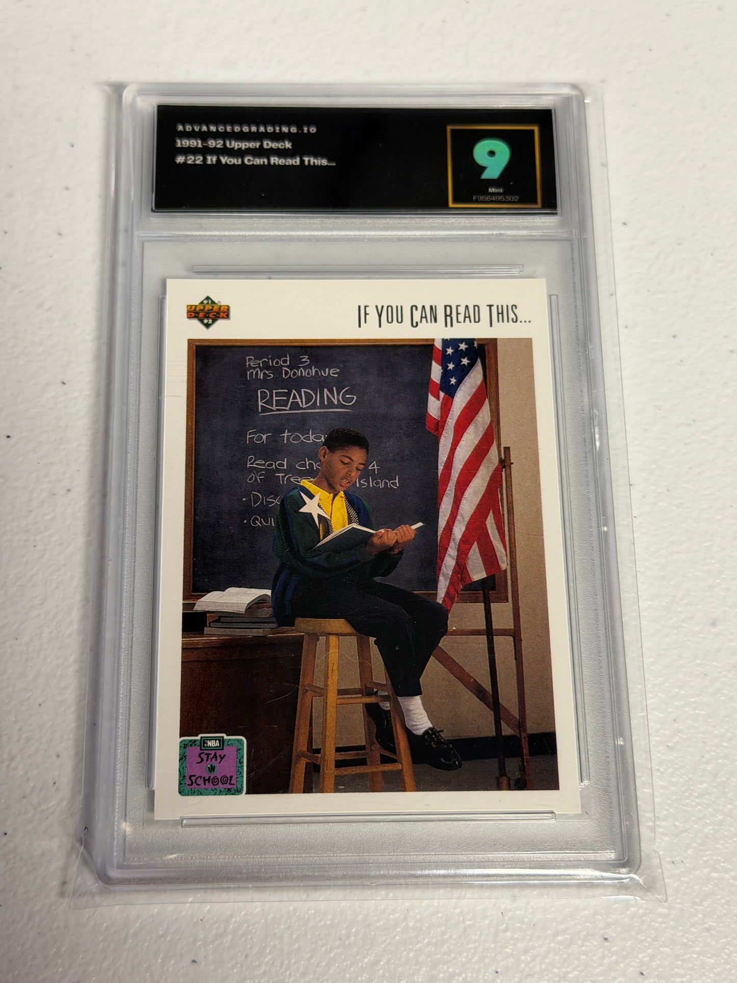 Michael Jordan “If you can read this” AG 9