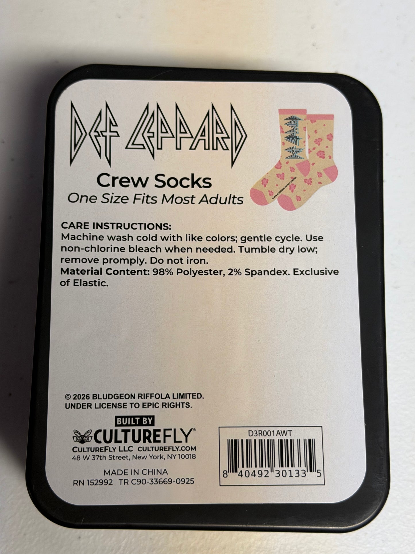 Def Leppard Socks