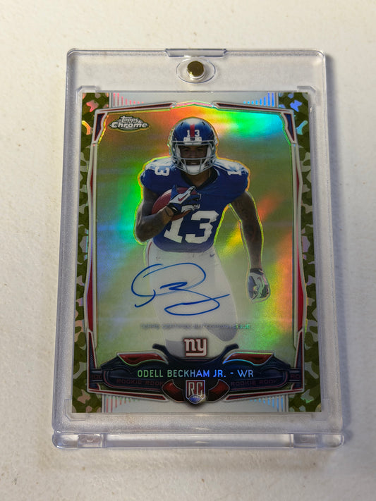 Odell Beckham Jr RC Camo Auto /99