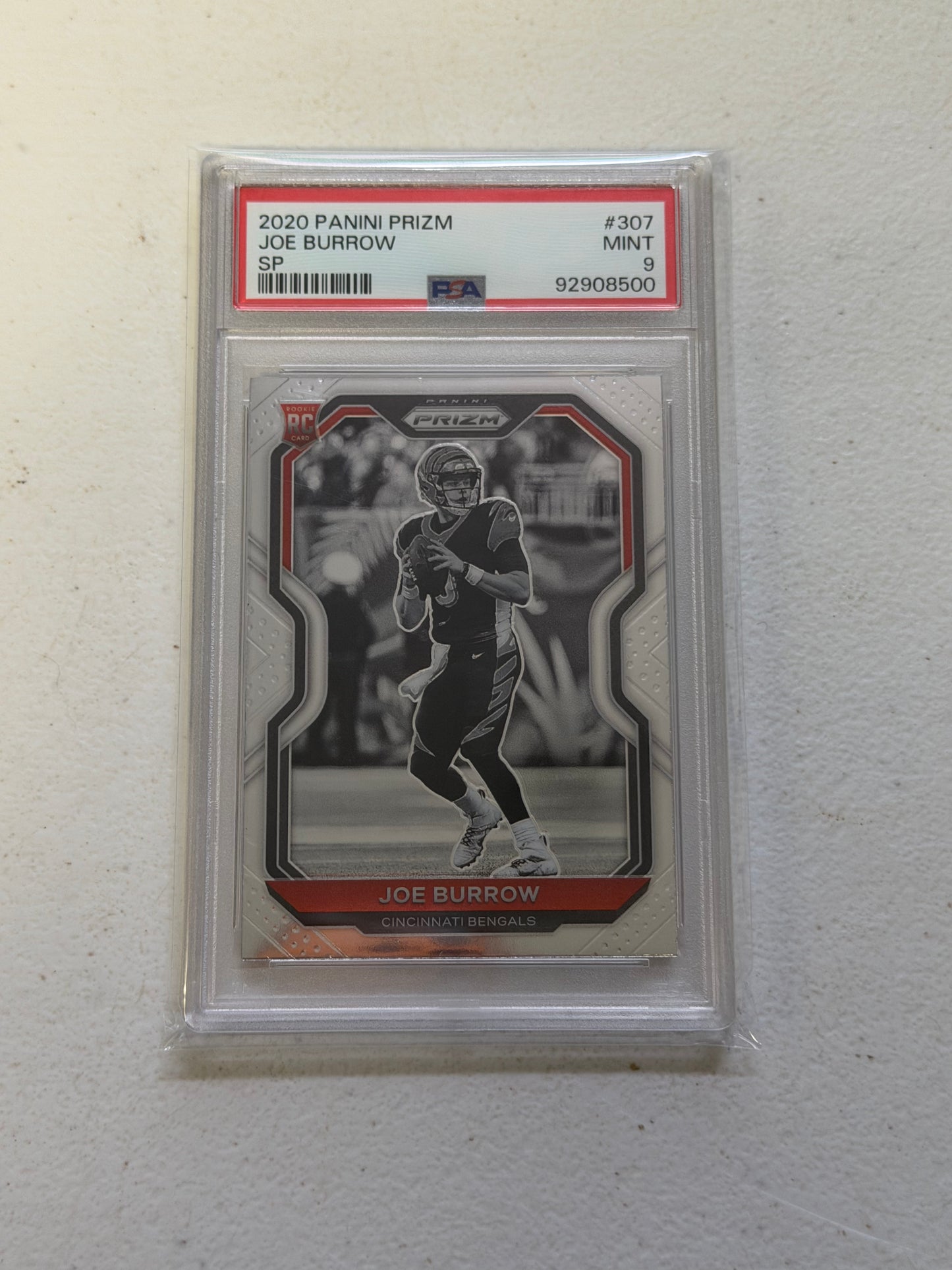 Joe Burrow SP Rookie PSA 9