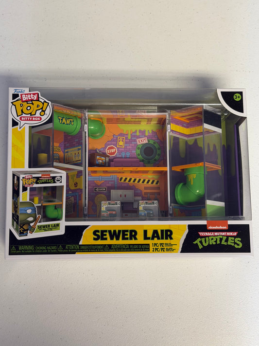 TMNT Sewer Lair Funko w/ Bitty Pops