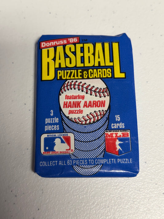 Donruss 1986 MLB Pack