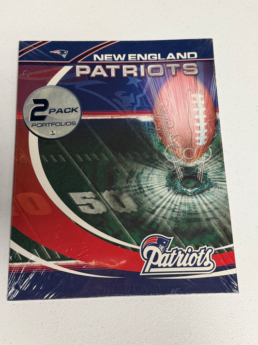 2 pk New England Patriots Folders
