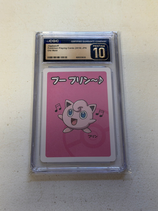 Jigglypuff 2019 Old Maid CGC 10 Gold Label Pristine