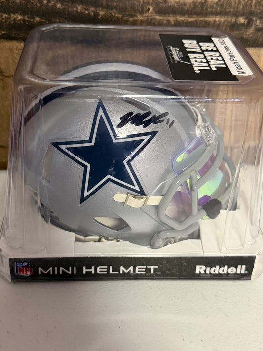 Micah Parsons Signed Mini Dallas Cowboys Helmet