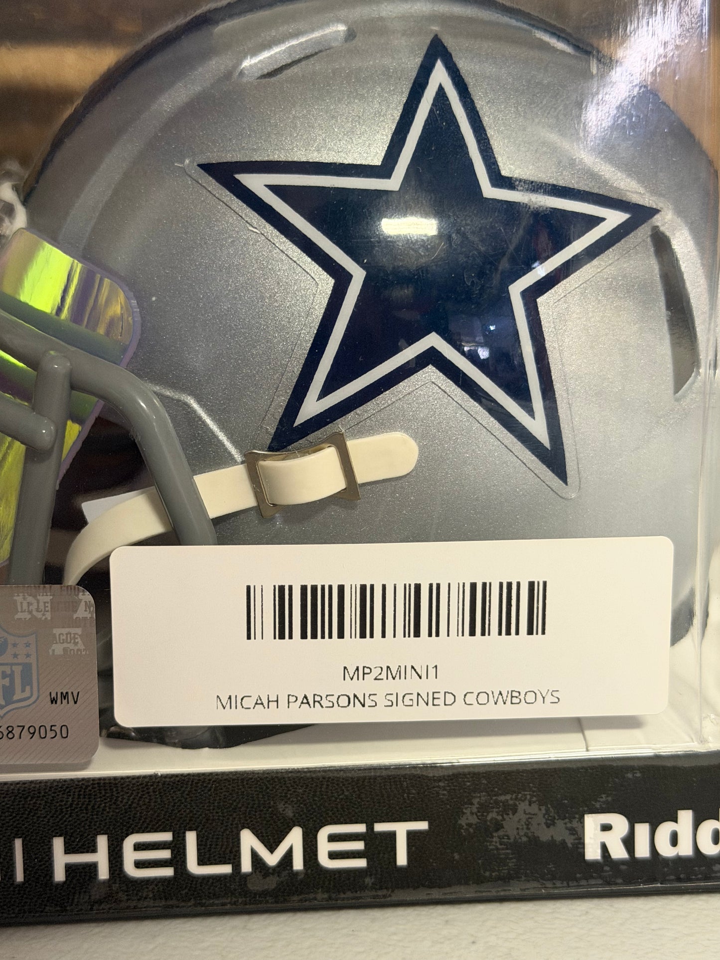 Micah Parsons Signed Mini Dallas Cowboys Helmet